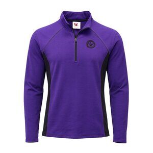 Best Of Times VINTAGE Running Warm Up Jacket Medium Purple/Black